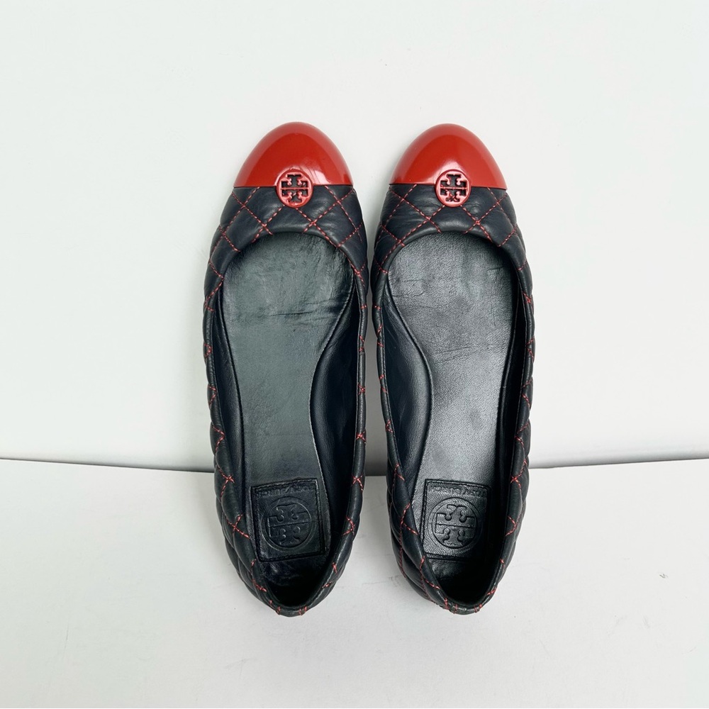 TORY BURCH Kaitlin Quilted Leather Ballet Flats